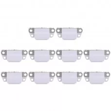 10 db töltő port csatlakozó iPhone 8 Plus / 8 -hoz (szürke) 